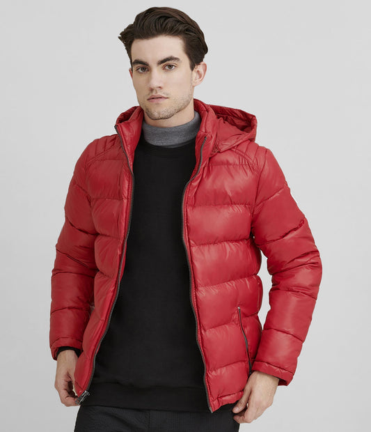 Heavyweight Puffer With Removable Hood