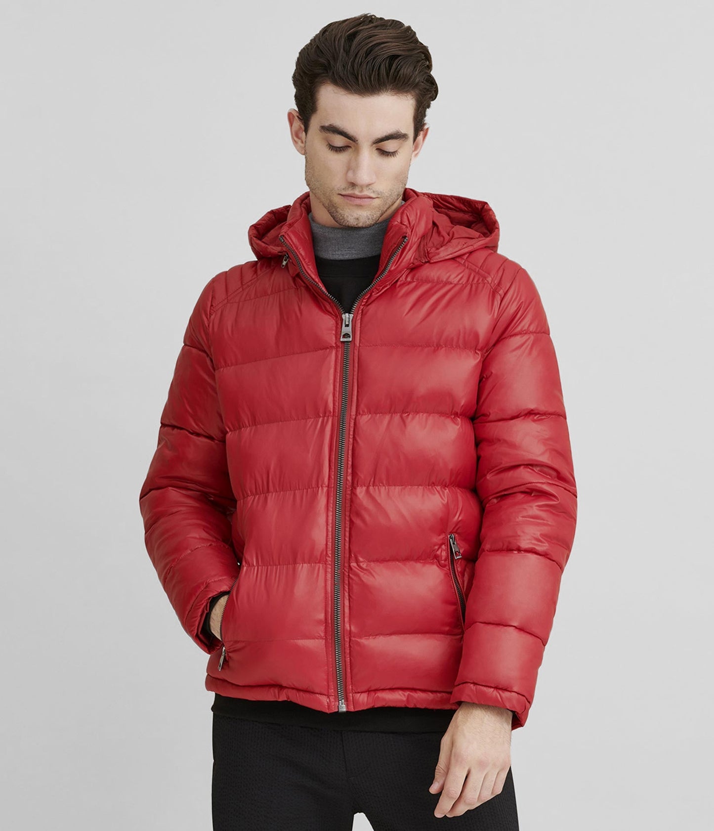 Heavyweight Puffer With Removable Hood