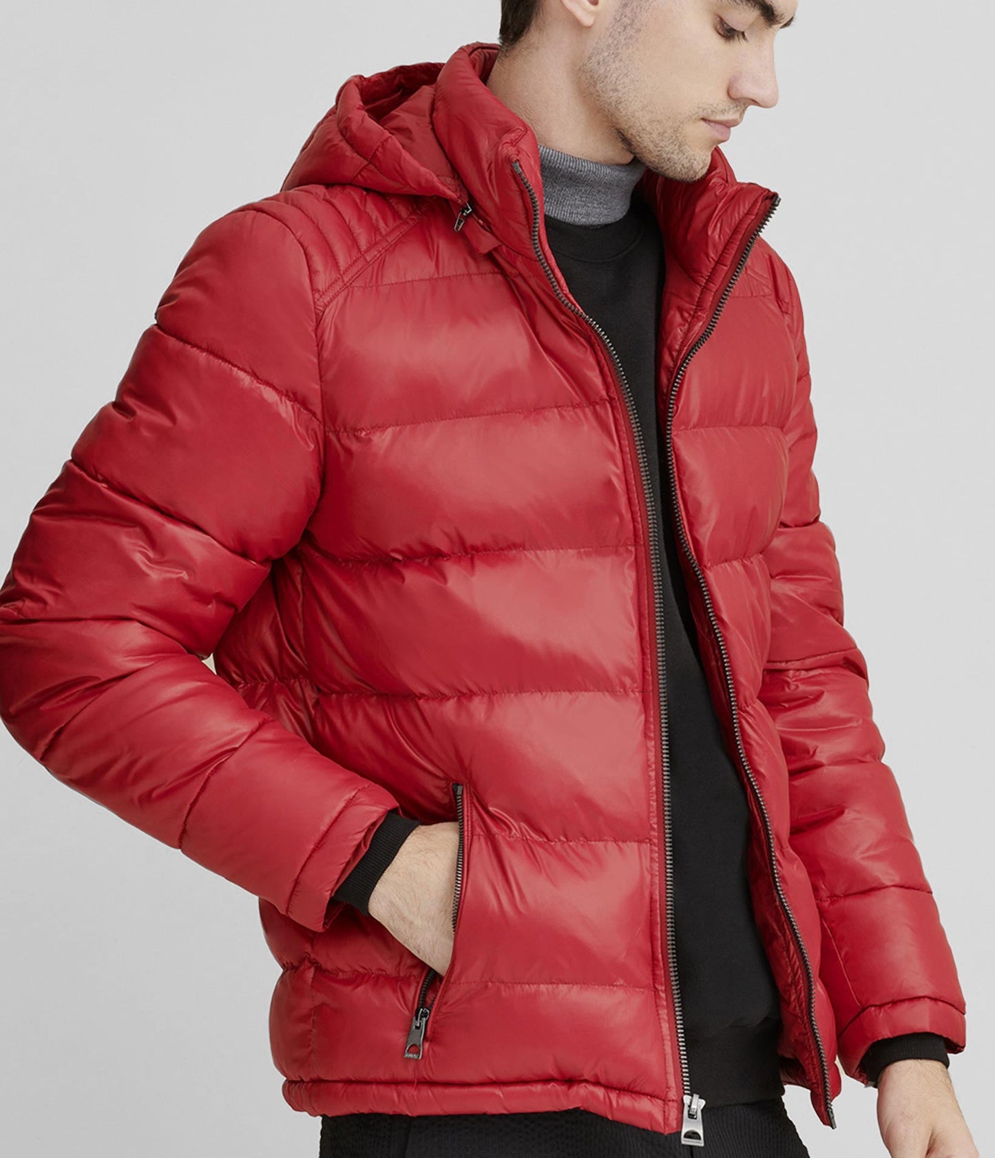 Heavyweight Puffer With Removable Hood