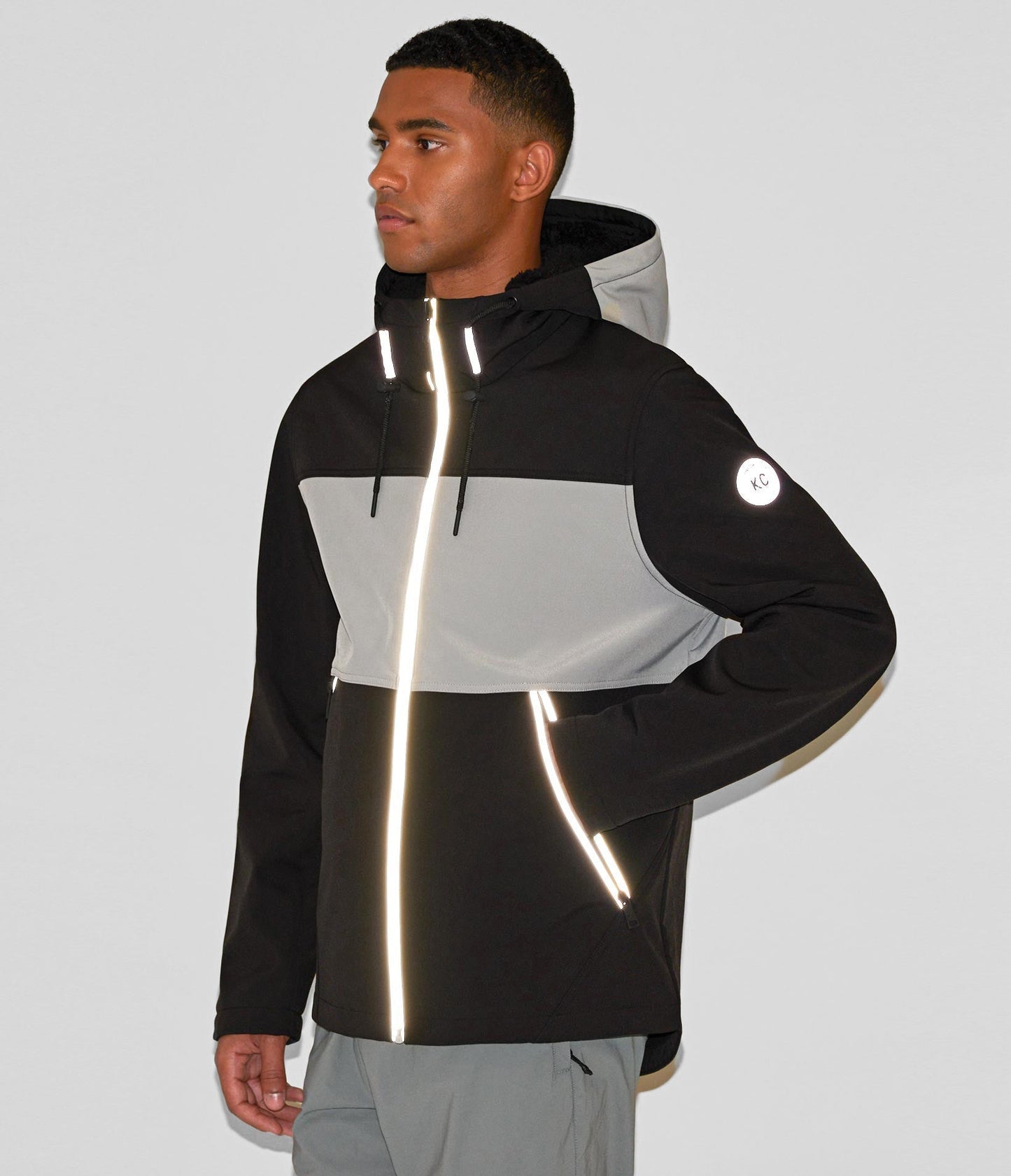 Reflective Detail Sherpa Lined Hood