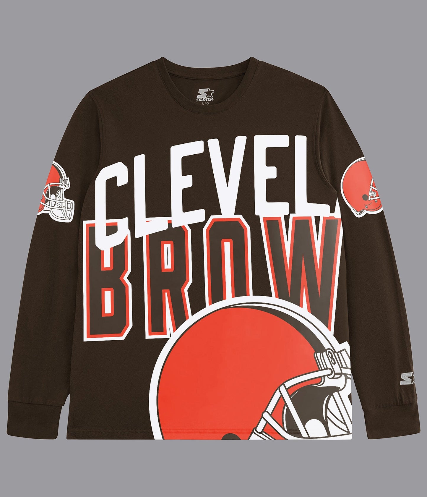 Cleveland Browns Clutch Hit Long Sleeve Graphic Tee