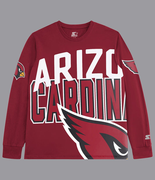 Arizona Cardinals Clutch Hit Long Sleeve Graphic Tee