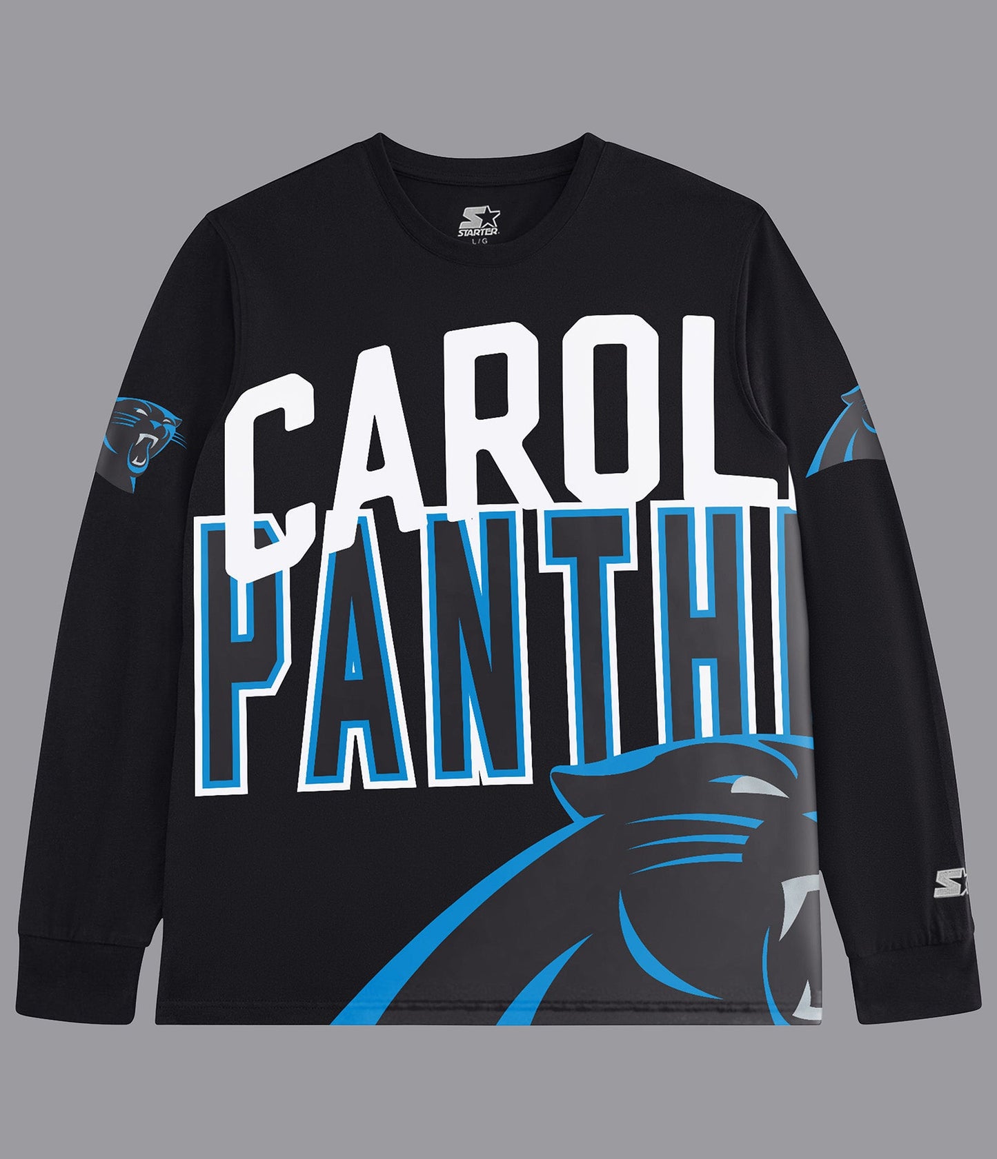 Carolina Panthers Clutch Hit Long Sleeve Graphic Tee