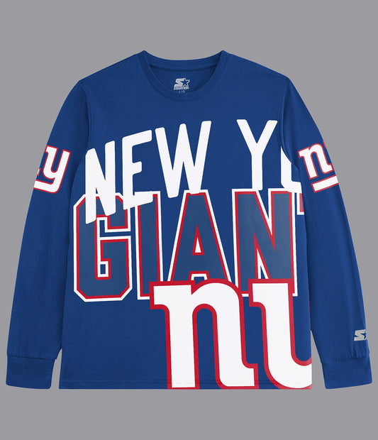 NY Giants Clutch Hit Long Sleeve Graphic Tee