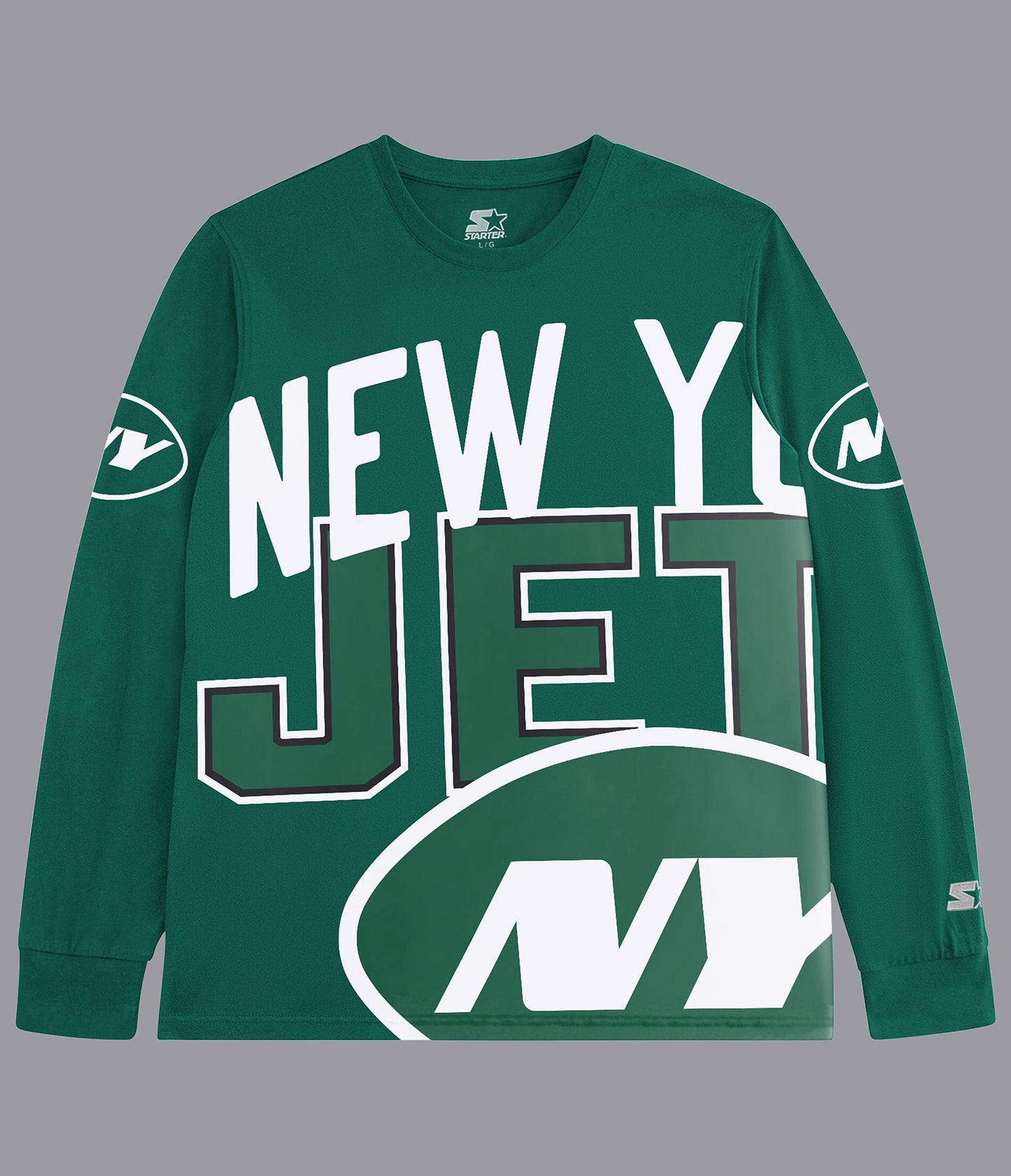 NY Jets Clutch Hit Long Sleeve Graphic Tee