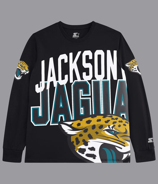 Jacksonville Jaguars Clutch Hit Long Sleeve Graphic Tee