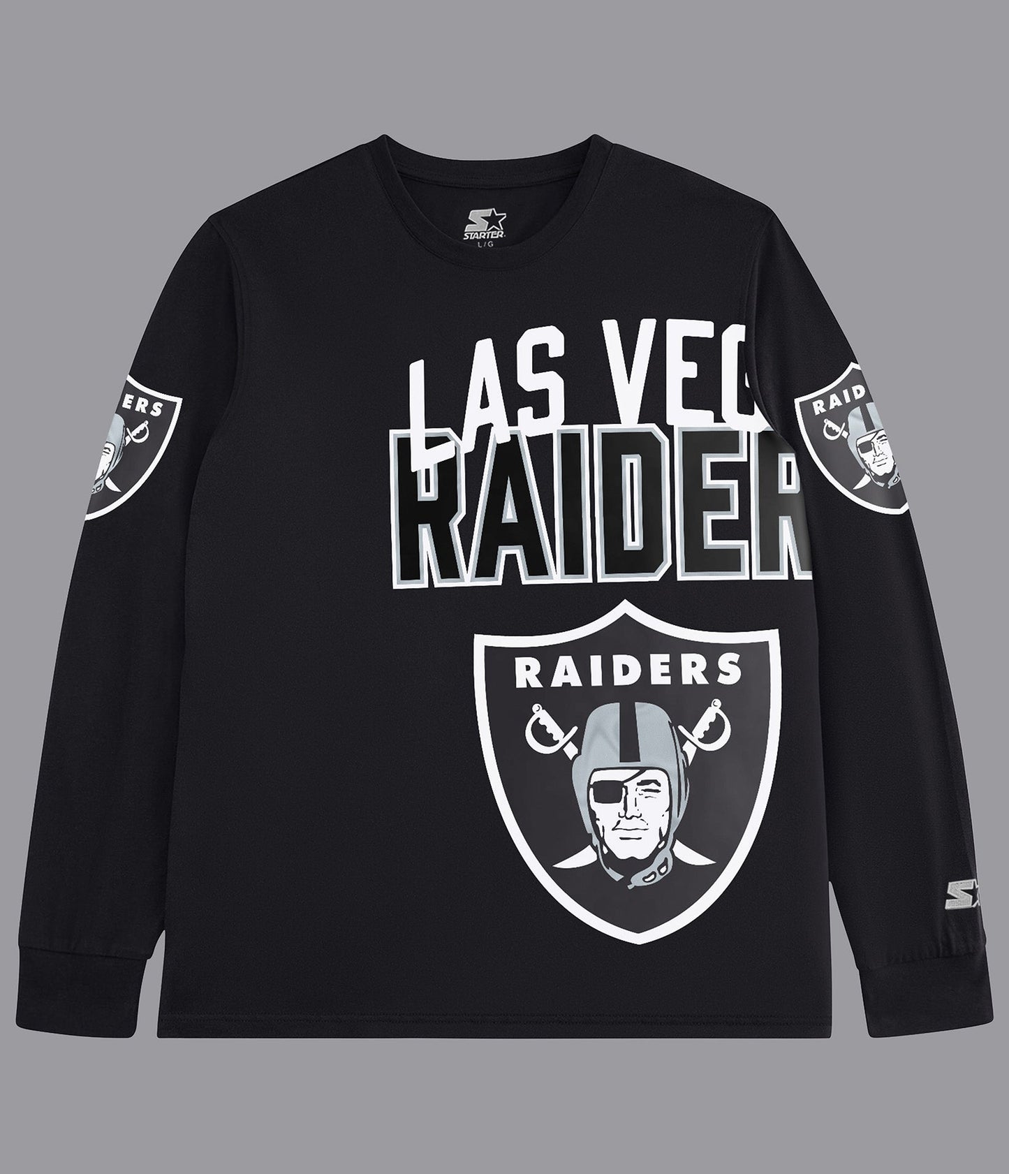 Raiders Clutch Hit Long Sleeve Graphic Tee