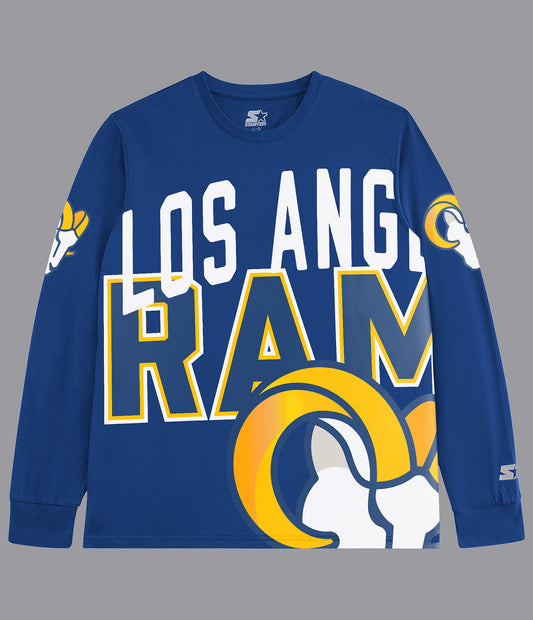 LA Rams Clutch Hit Long Sleeve Graphic Tee