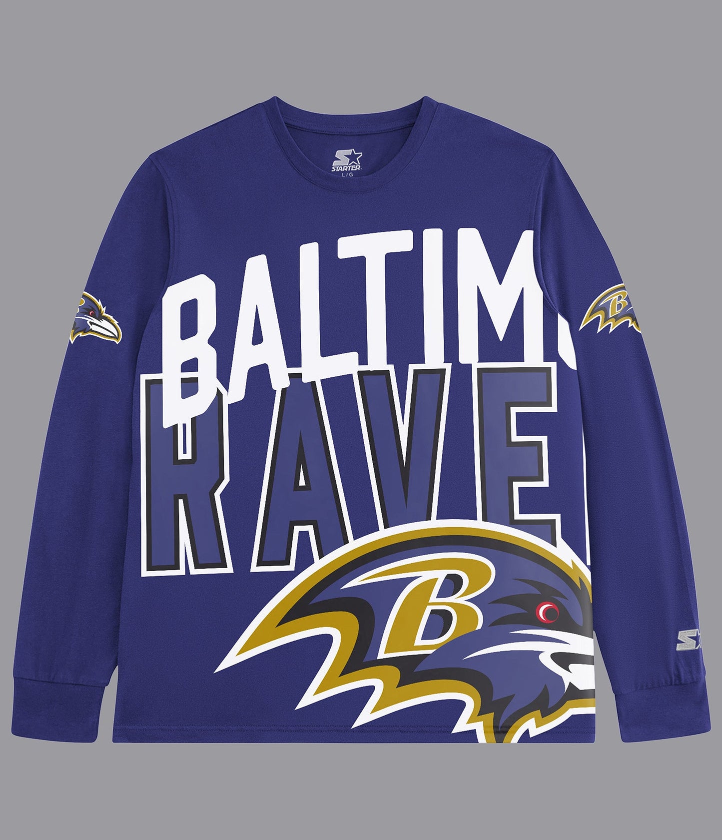 Baltimore Ravens Clutch Hit Long Sleeve Graphic Tee