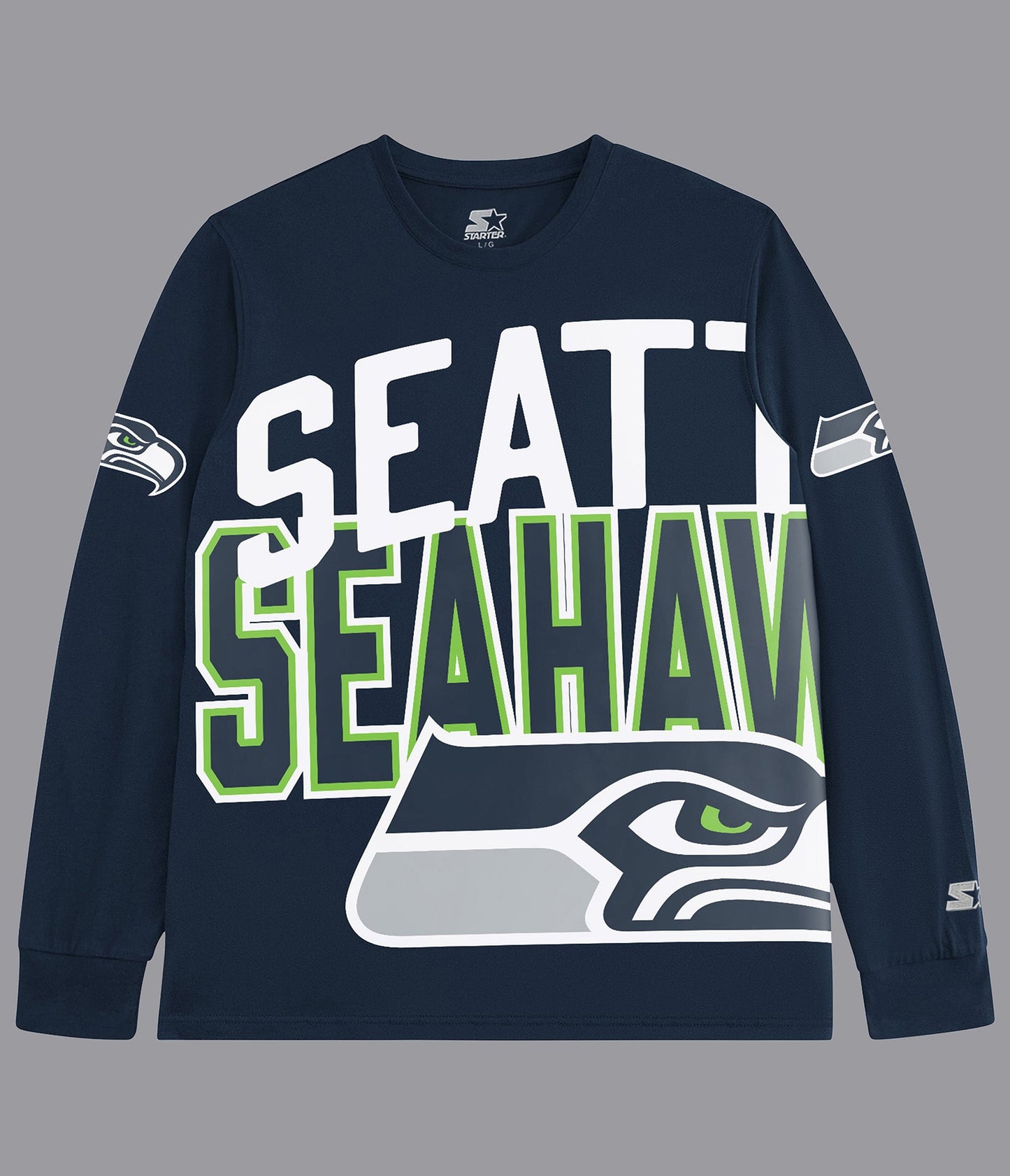 Seattle Seahawks Clutch Hit Long Sleeve Graphic Tee