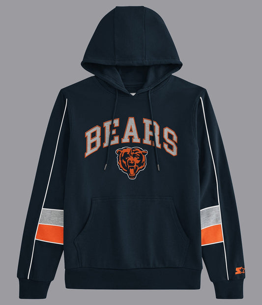 Chicago Bears Captain Pullover Hoodie Big and Tall