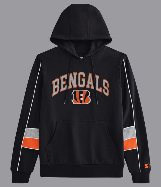 Cincinnati Bengals Captain Pullover Hoodie Big and Tall