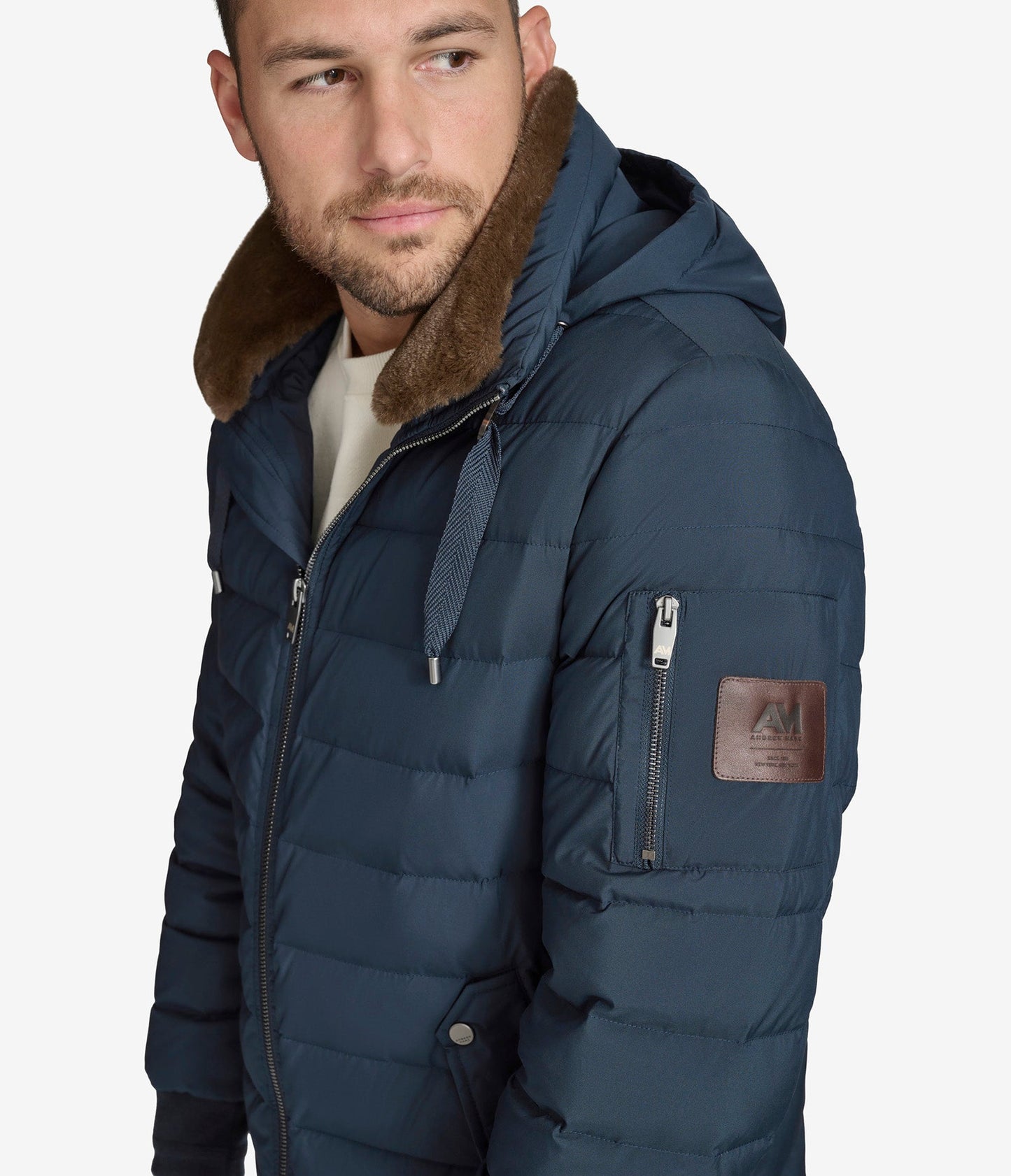 Loxton Puffer With Faux Collar