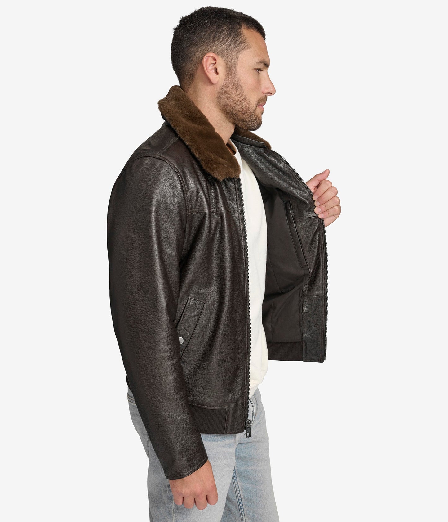 Hedland Jacket With Shearling Collar