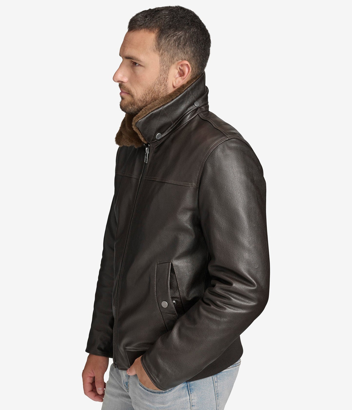 Hedland Jacket With Shearling Collar