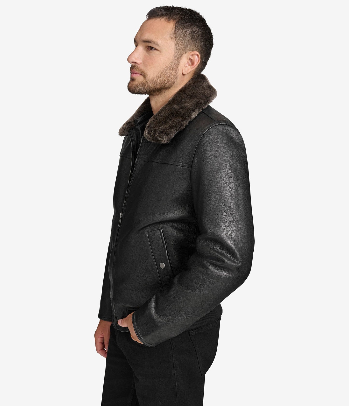 Hedland Jacket With Shearling Collar