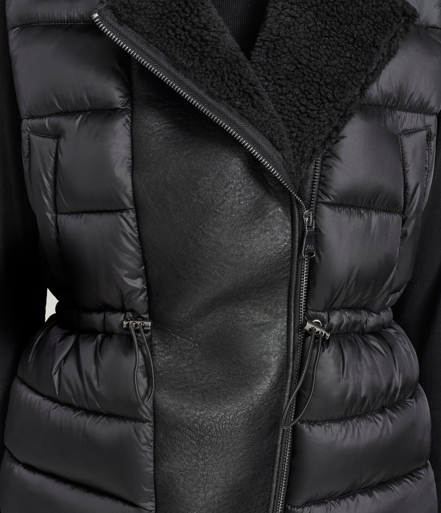 Cire Mixed Media Puffer Vest