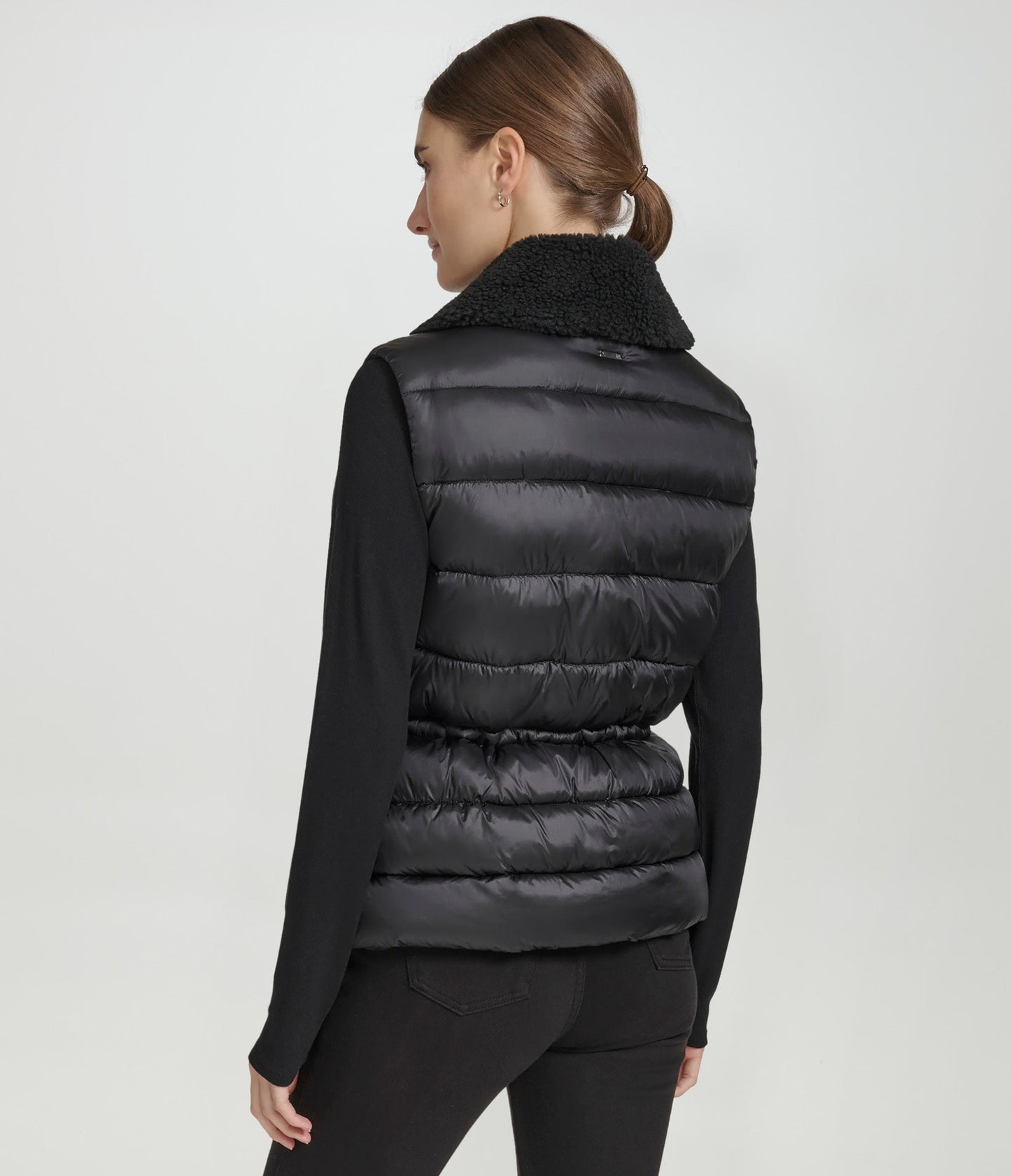 Cire Mixed Media Puffer Vest