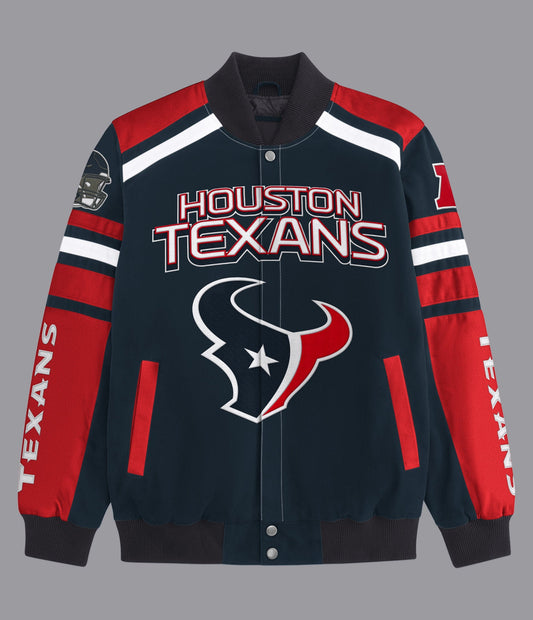 Houston Texans Power Forward Racing Jacket