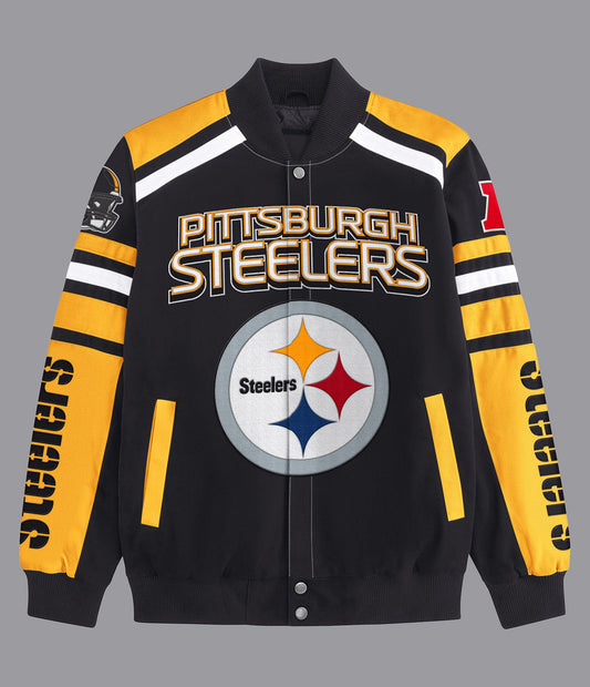 Pittsburgh Steelers Power Forward Racing Jacket