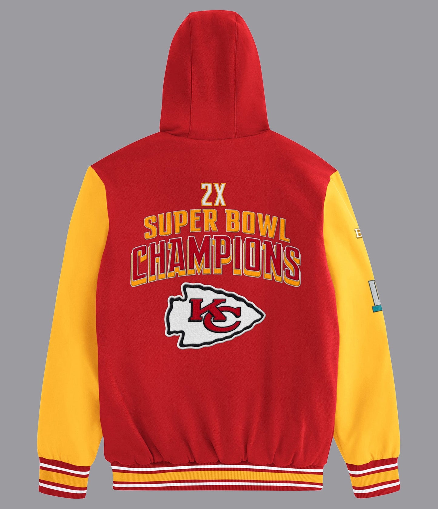 Kansas City Chiefs Player Option Color Blocked Full Zip Hoodie