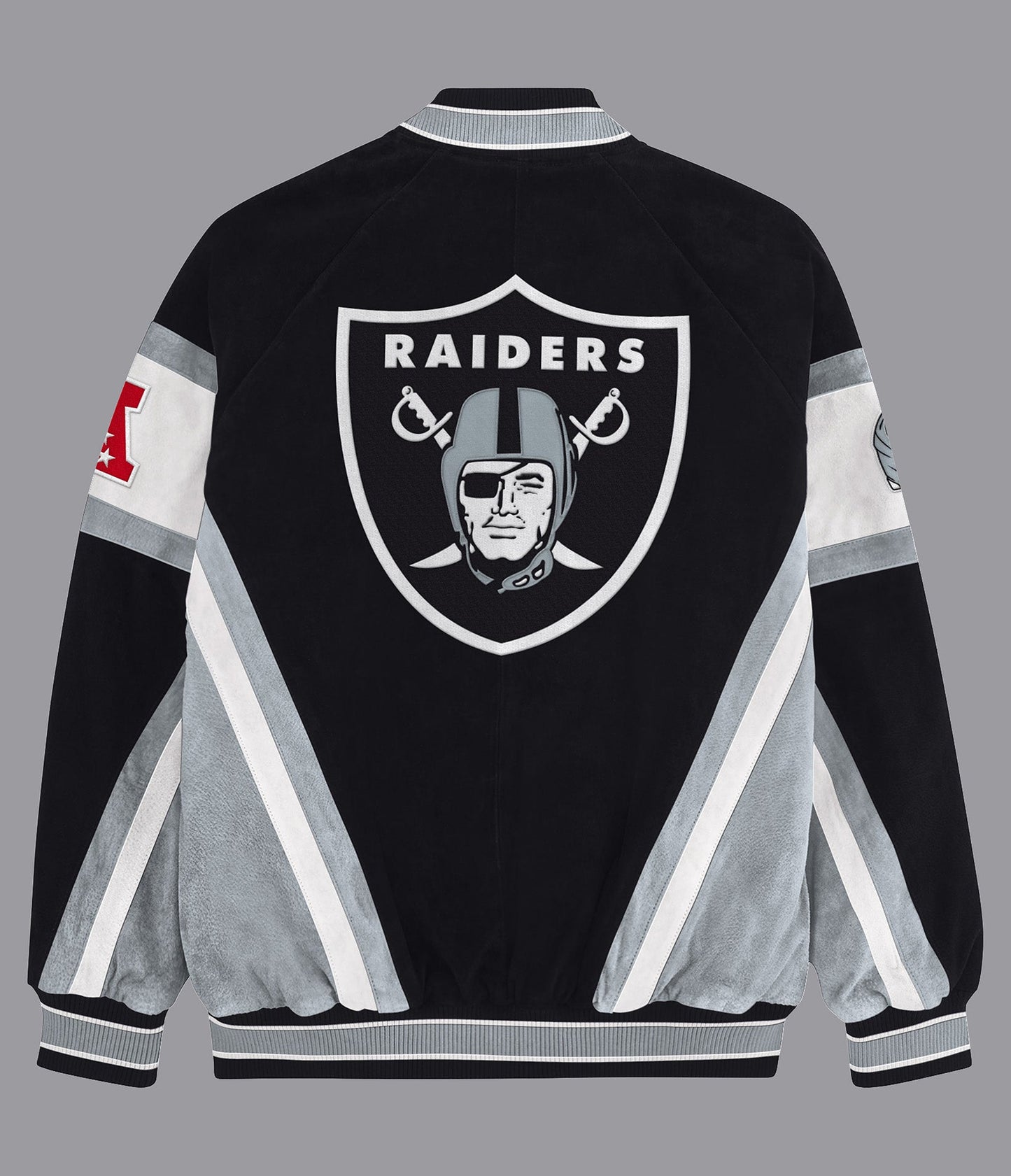 Raiders Suede Varsity Jacket