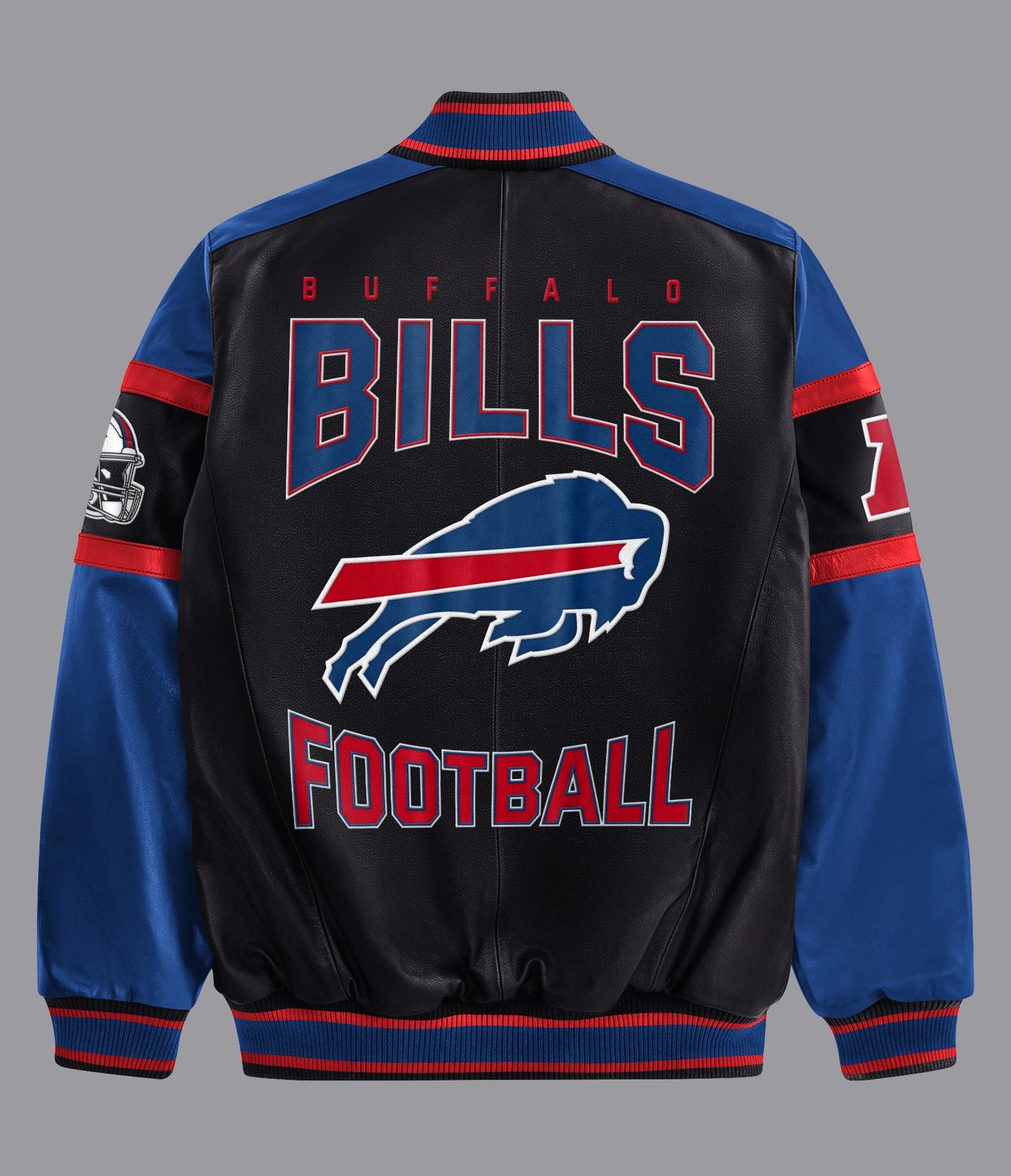 Buffalo Bills South Paw Leather Jacket