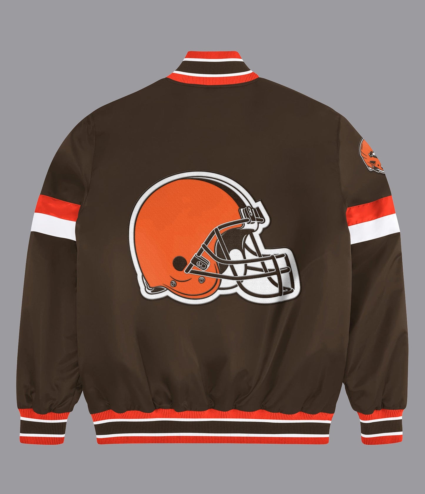 Cleveland Browns Home Game Varsity Jacket