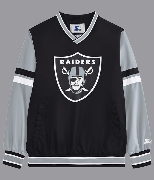 Raiders  All Pro V-Neck Pullover