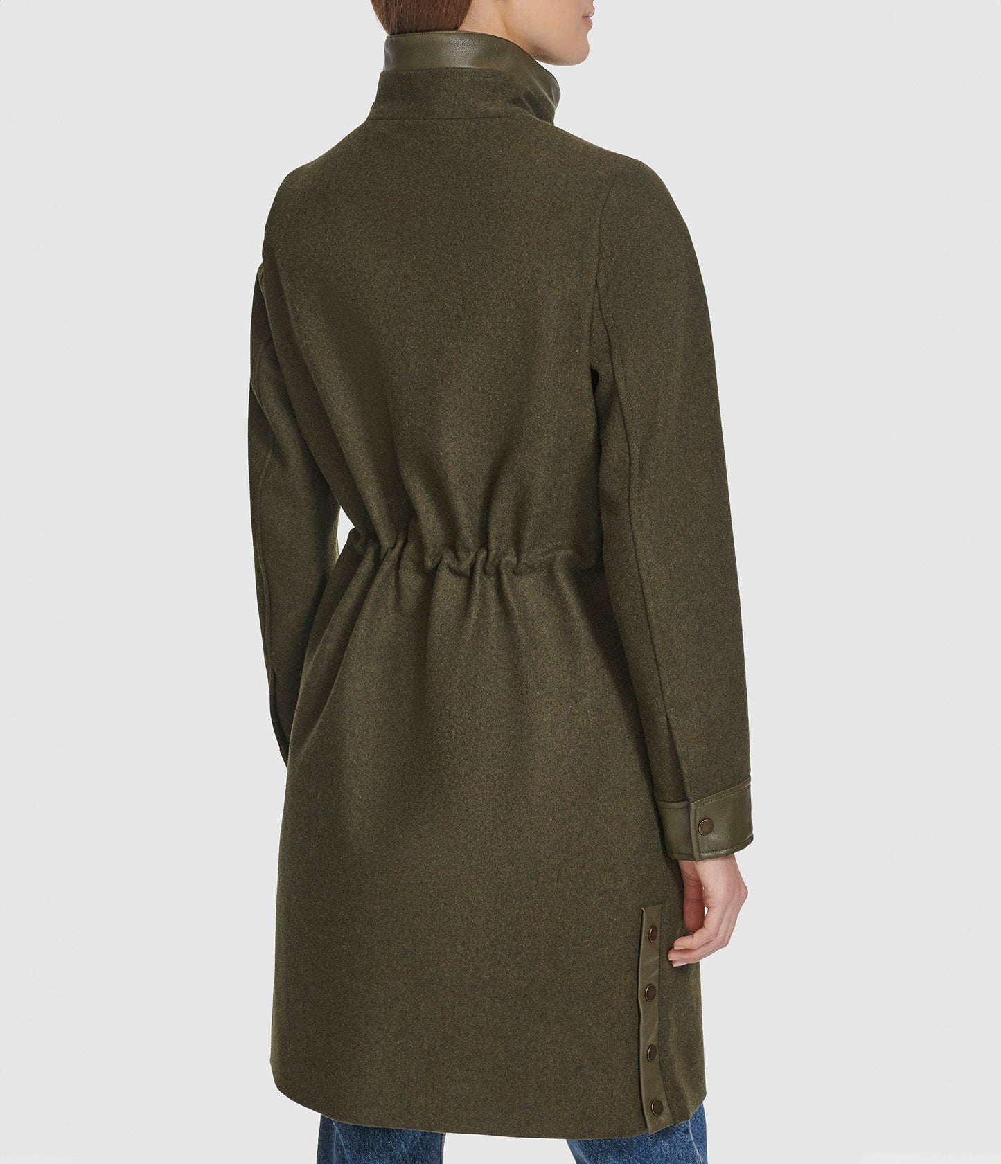 Chesme Anorak Style Wool Coat