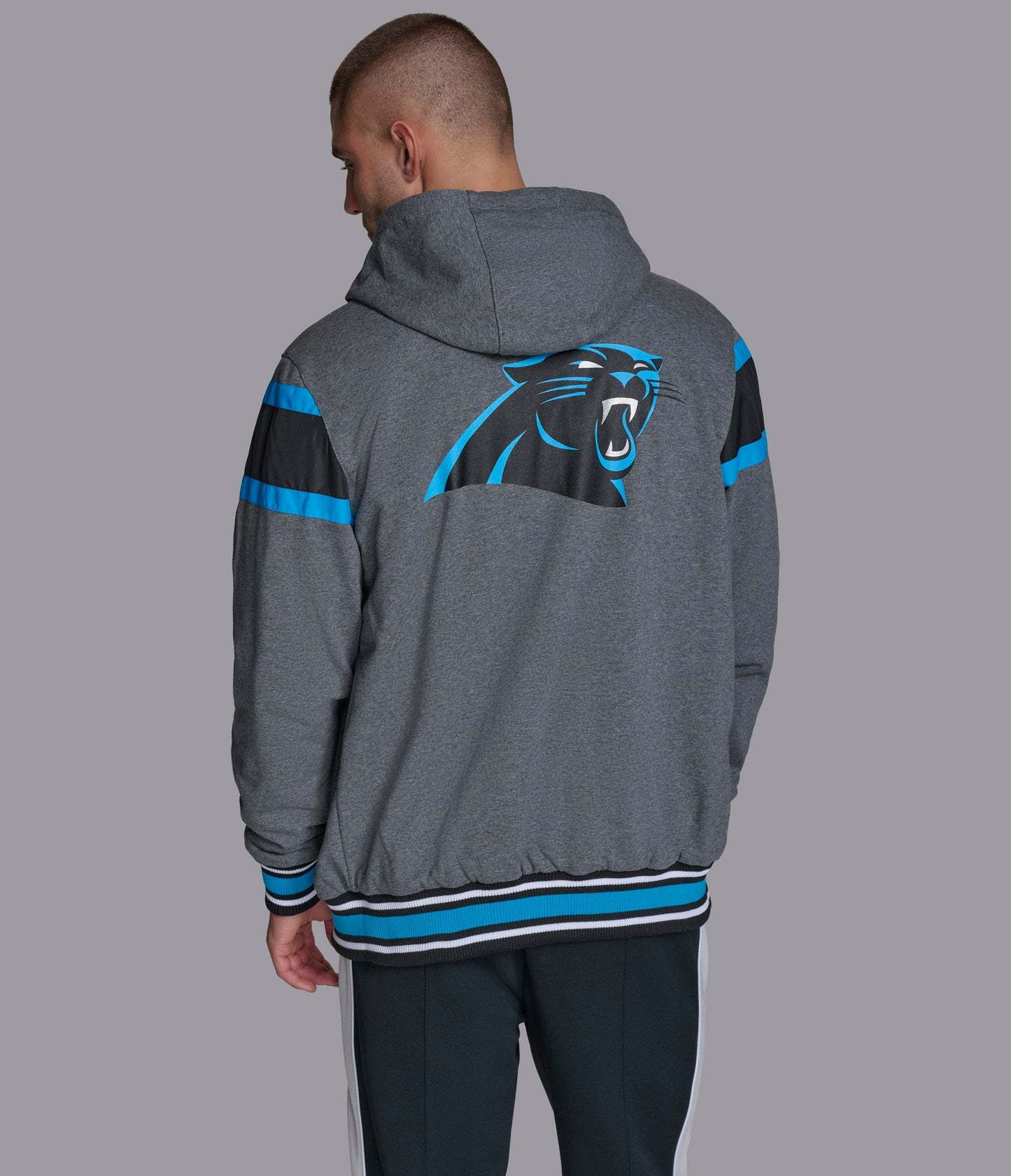 Carolina Panthers Full Back Reversible Hoodie