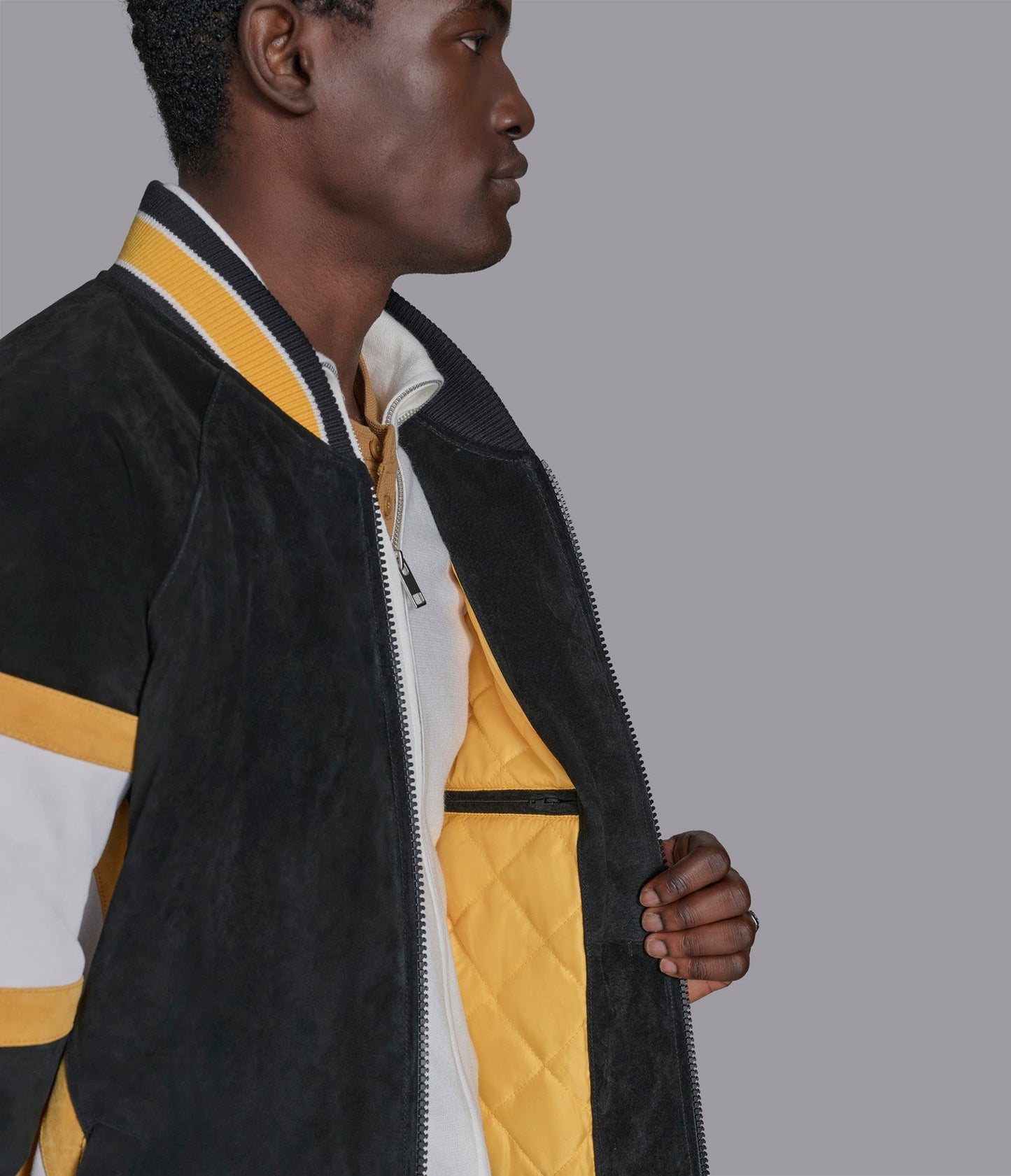 Pittsburgh Steelers Suede Varsity Jacket