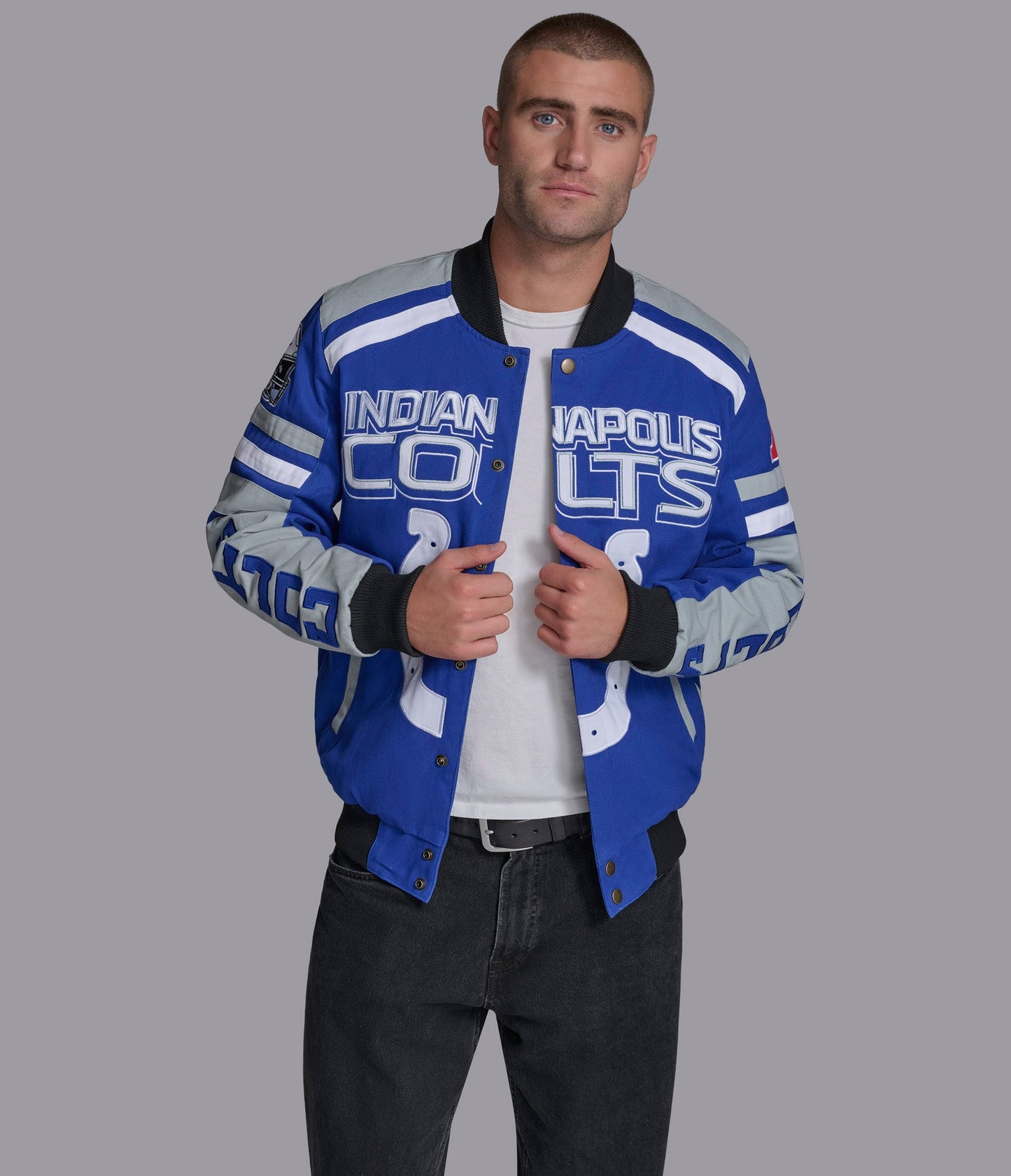 Indianapolis Colts Power Forward Racing Jacket