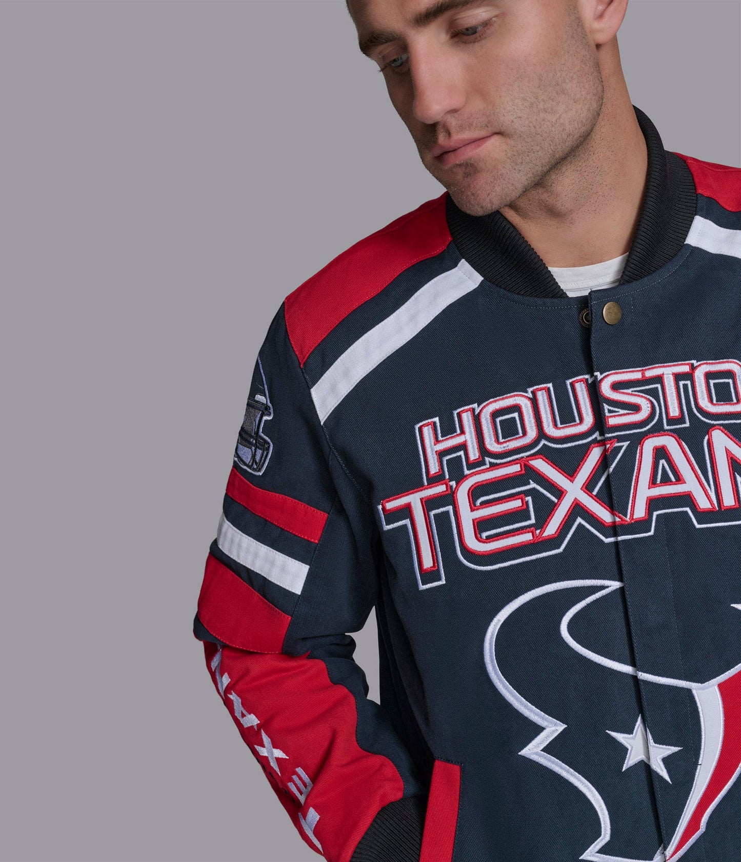 Houston Texans Power Forward Racing Jacket