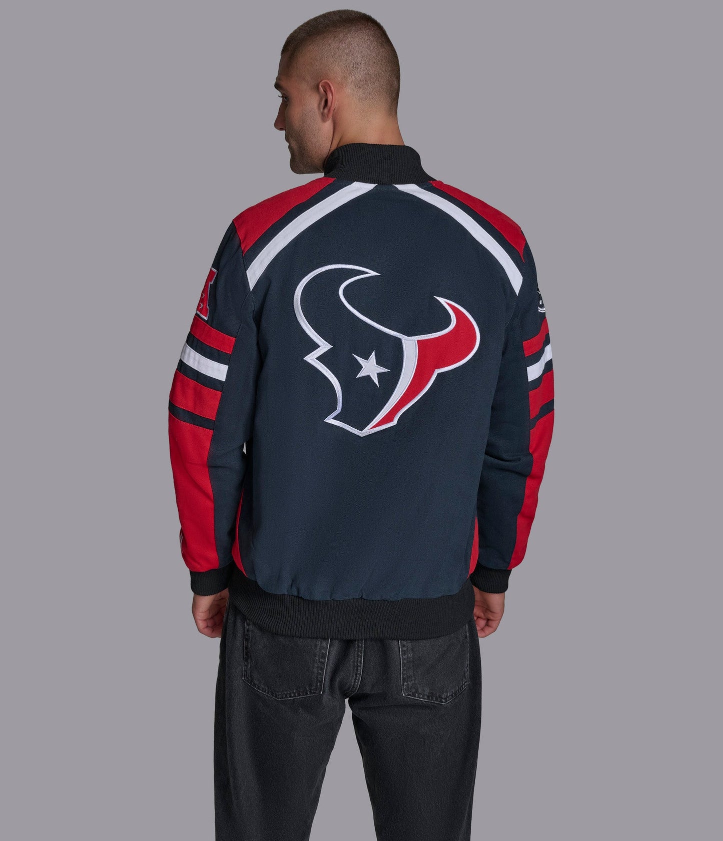 Houston Texans Power Forward Racing Jacket