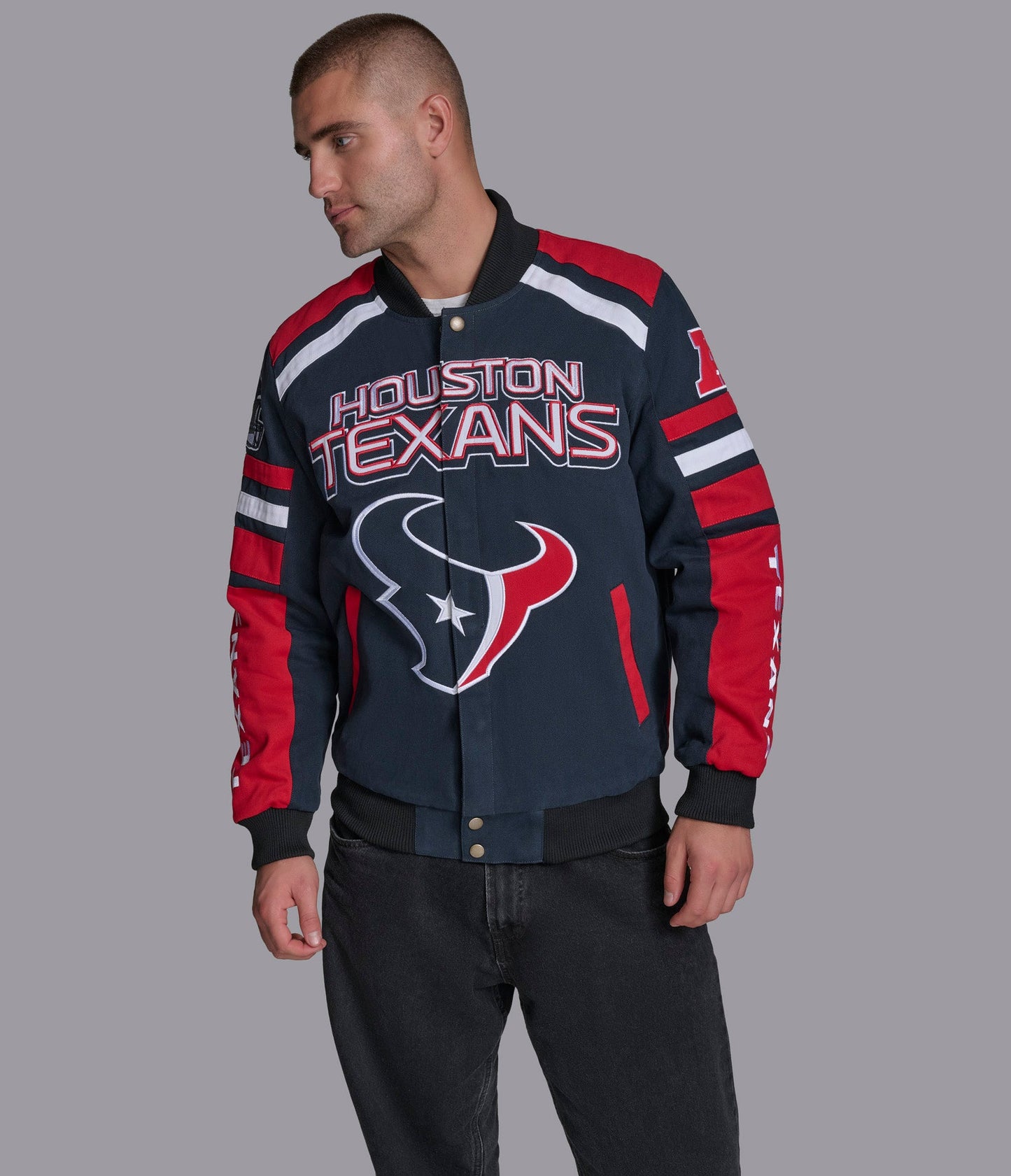 Houston Texans Power Forward Racing Jacket