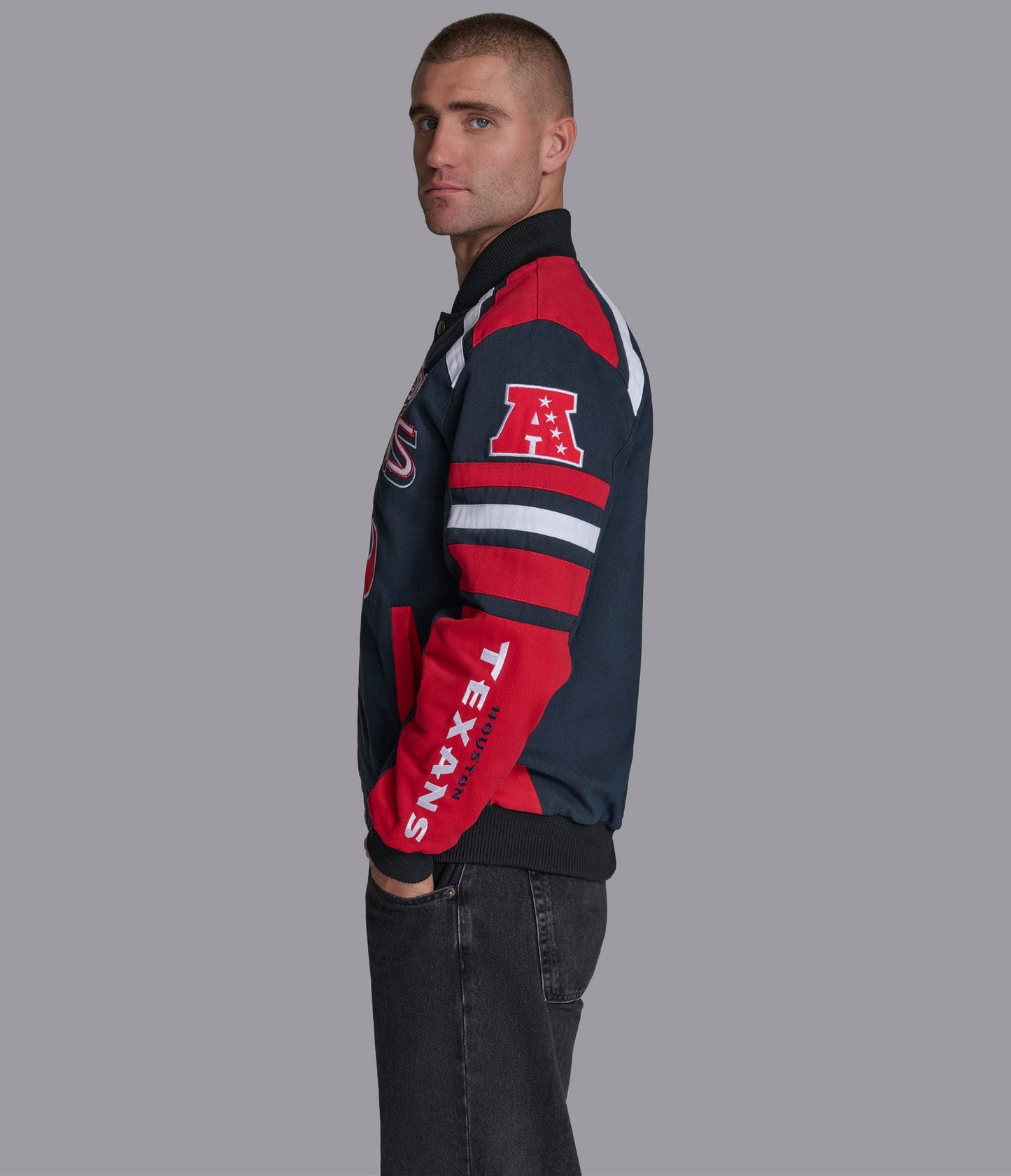 Houston Texans Power Forward Racing Jacket