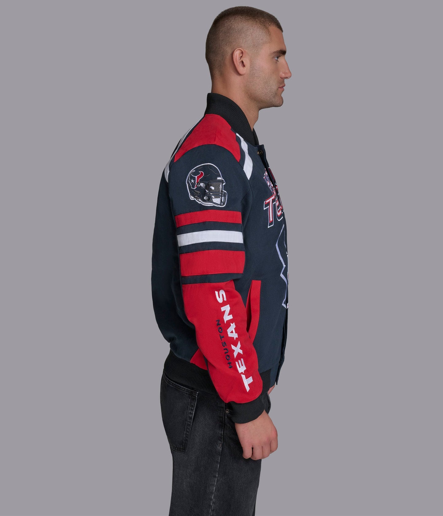 Houston Texans Power Forward Racing Jacket