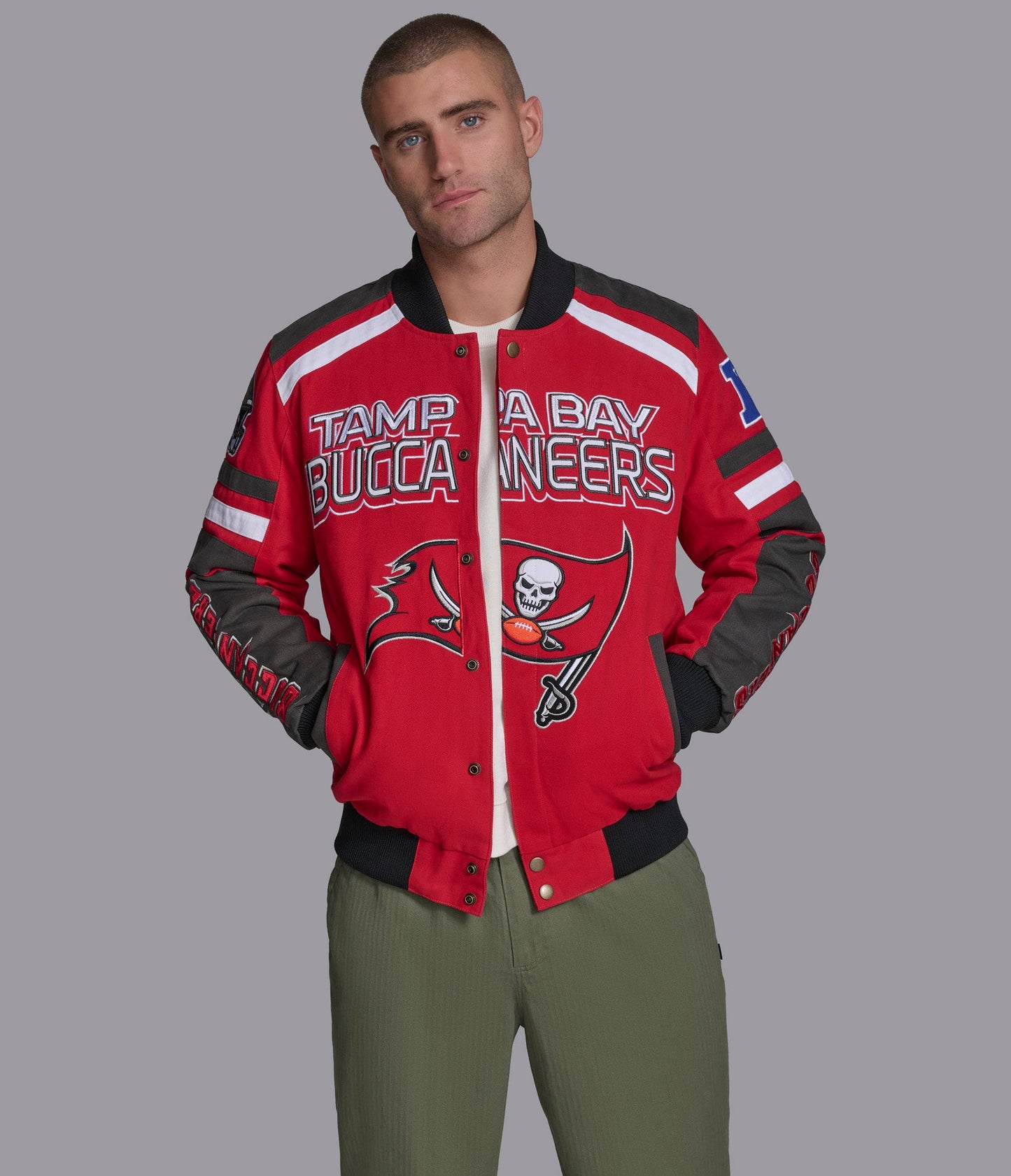 Tampa Bay Buccaneers Power Forward Racing Jacket