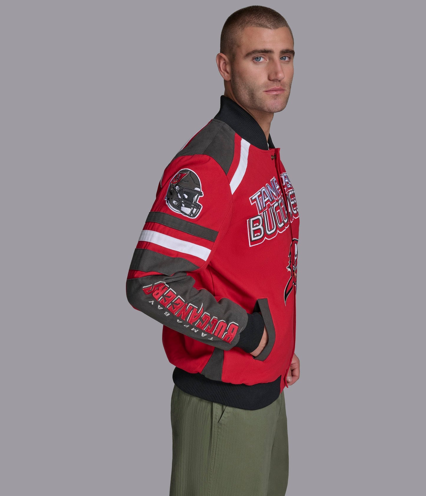 Tampa Bay Buccaneers Power Forward Racing Jacket