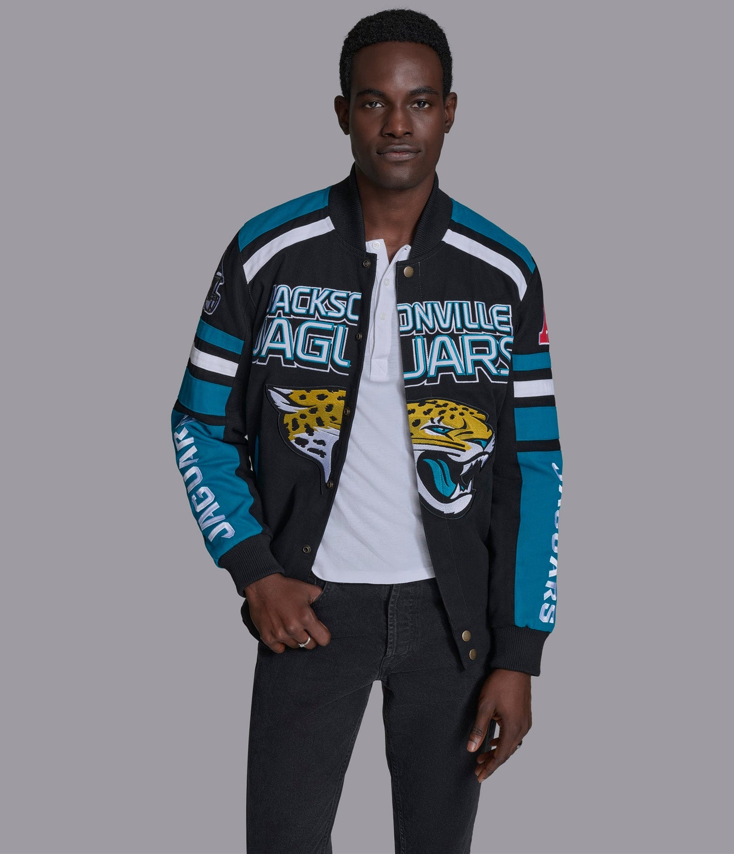 Jacksonville Jaguars Power Forward Racing Jacket