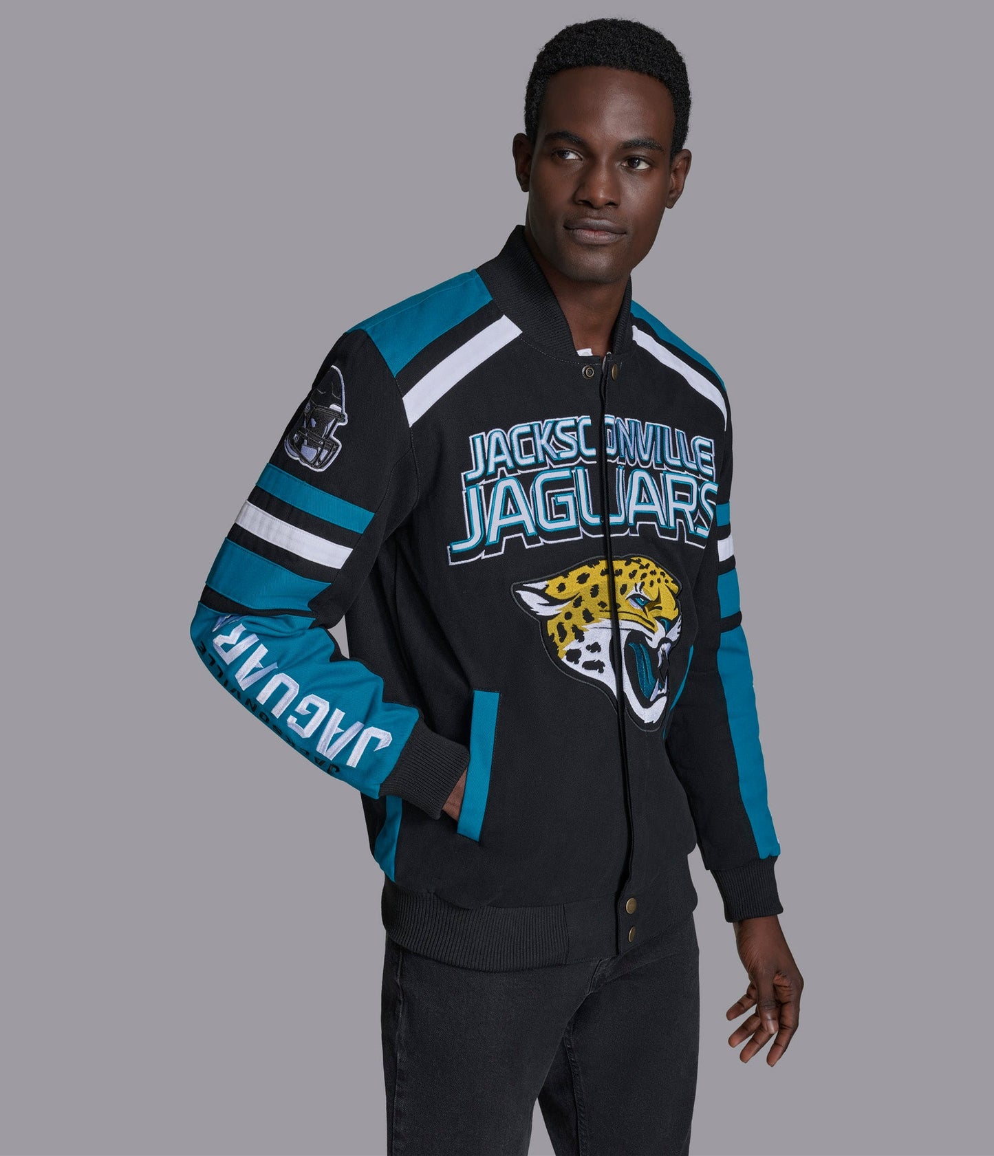 Jacksonville Jaguars Power Forward Racing Jacket