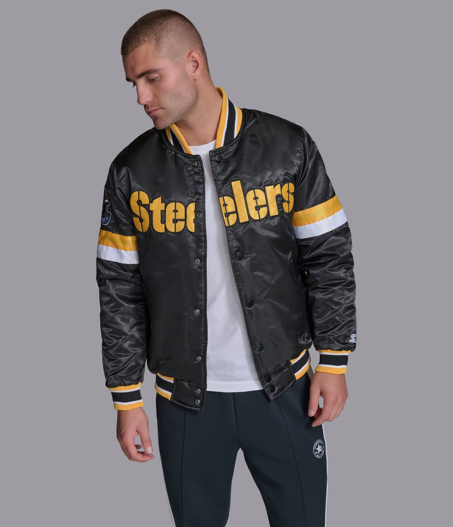 Pittsburgh Steelers Home Game Varsity Jacket