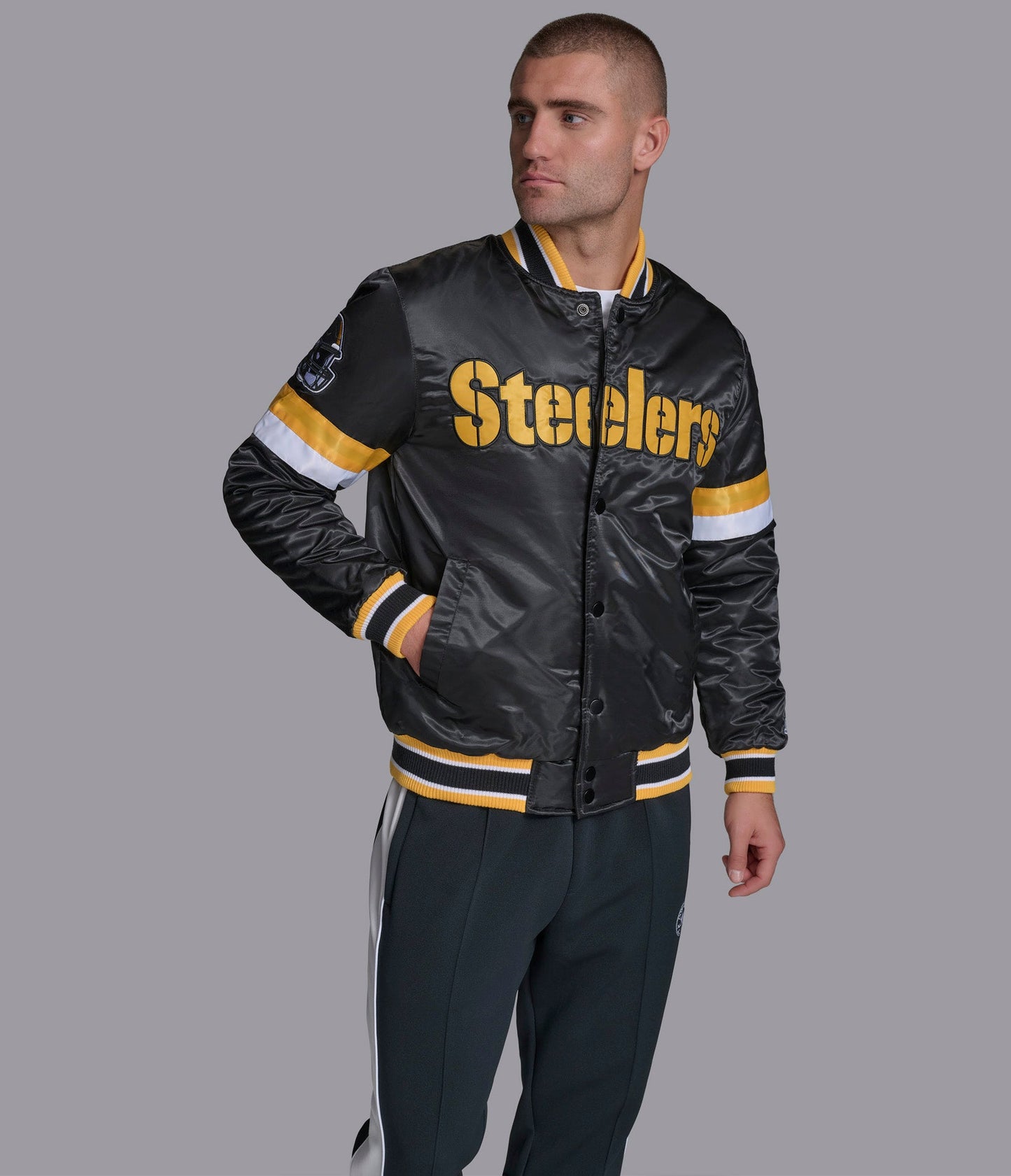 Pittsburgh Steelers Home Game Varsity Jacket