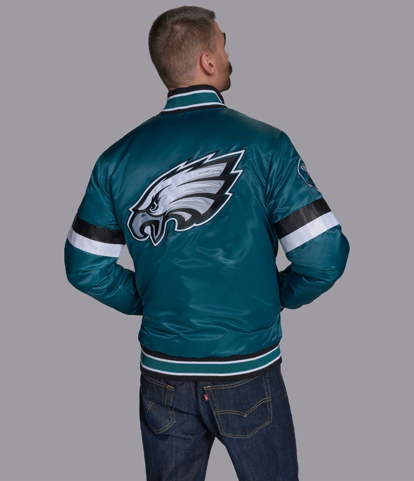 Eagles Home Game Varsity Jacket