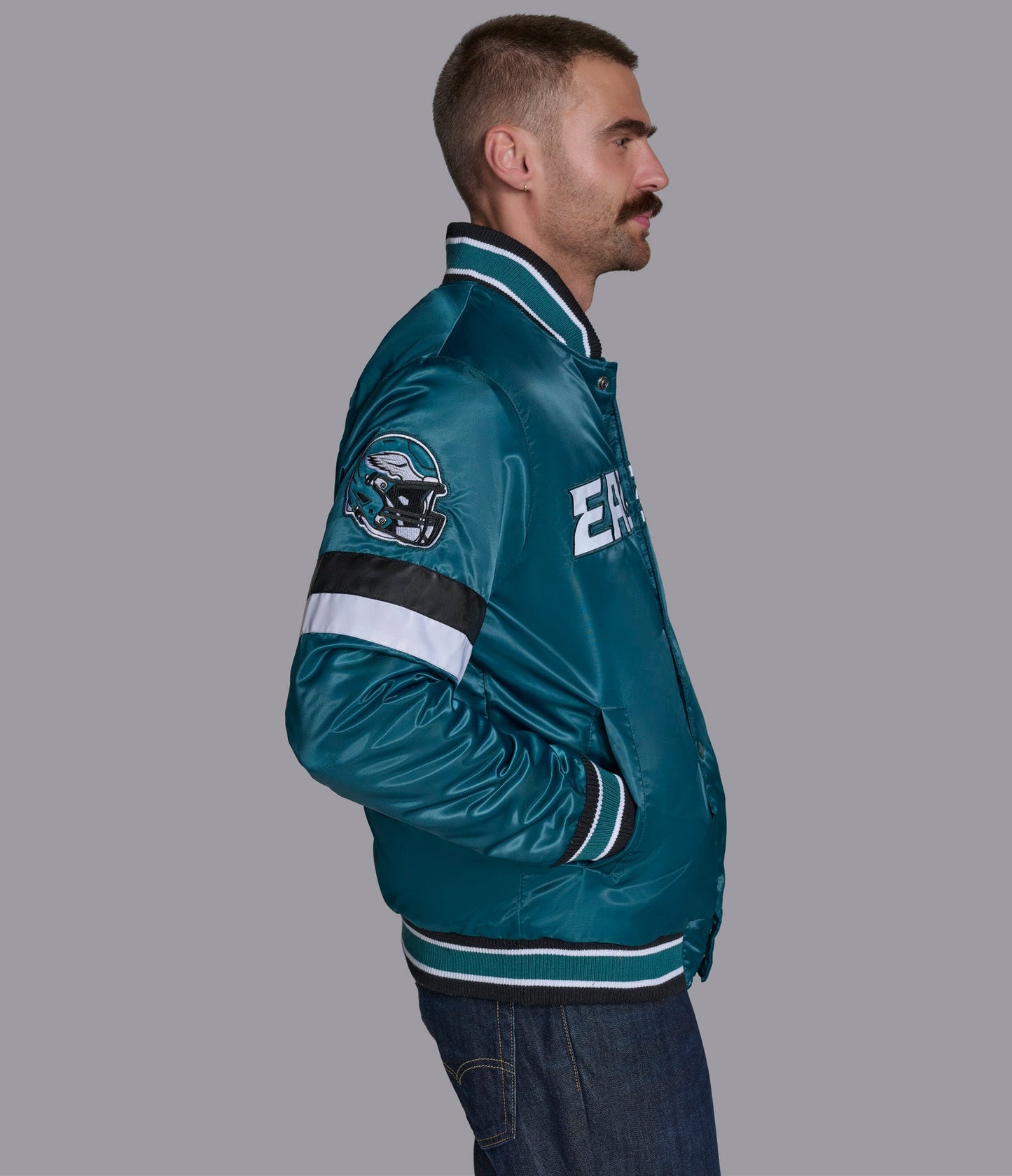 Eagles Home Game Varsity Jacket