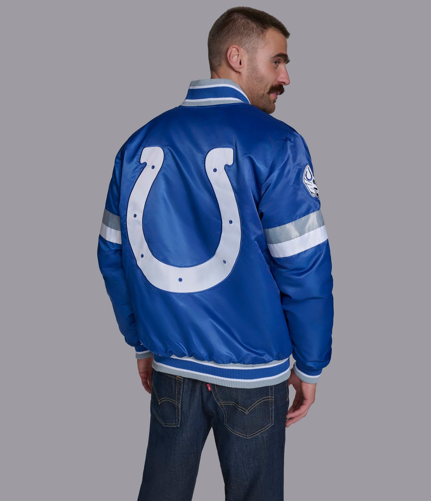 Indianapolis Colts Home Game Varsity Jacket