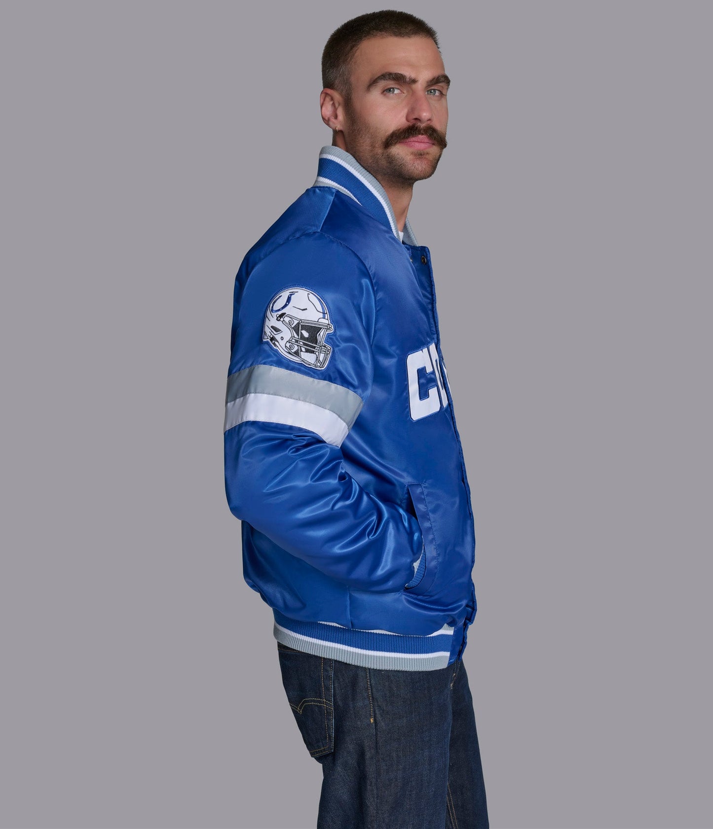 Indianapolis Colts Home Game Varsity Jacket