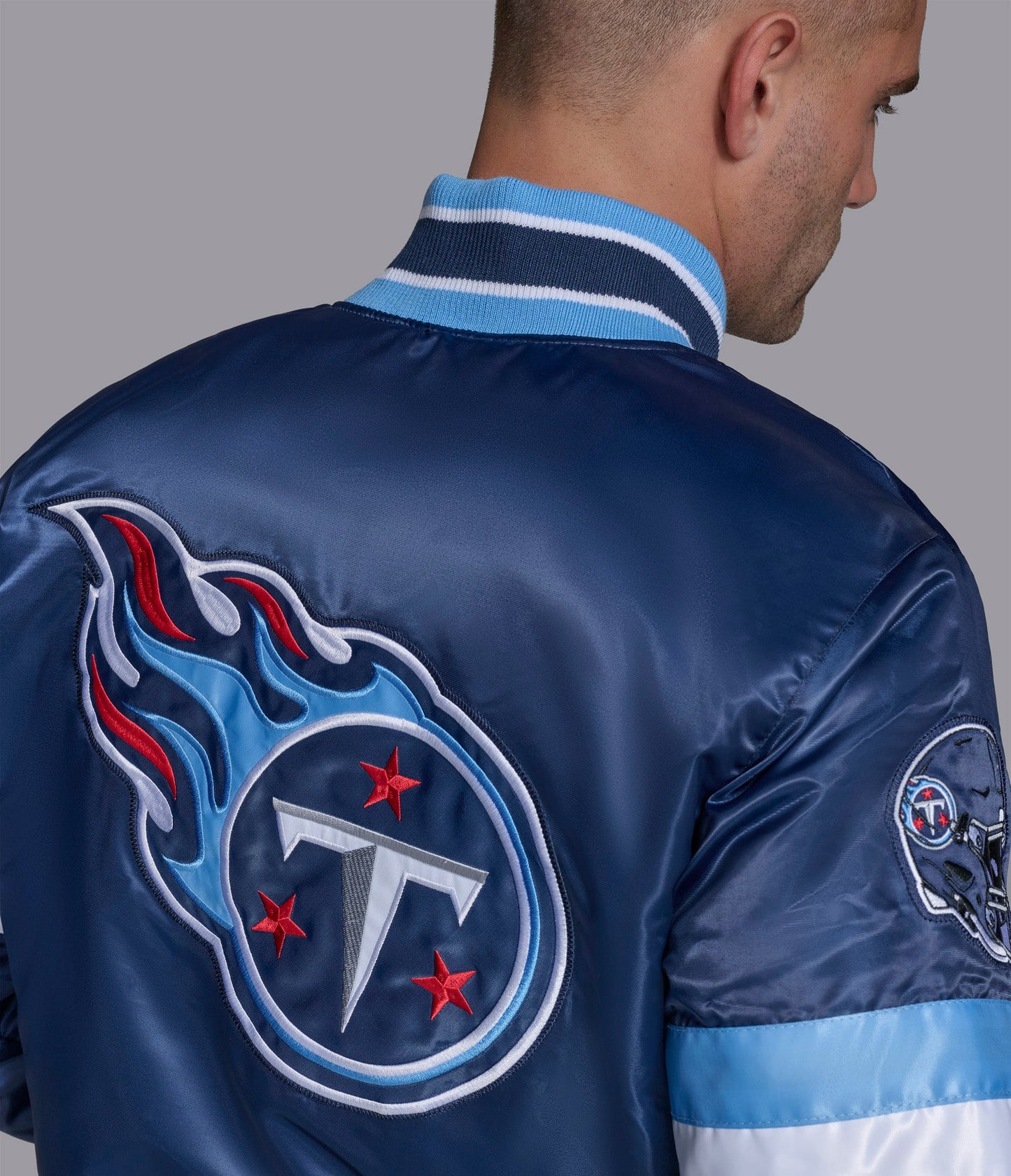 Tennessee Titans Home Game Varsity Jacket