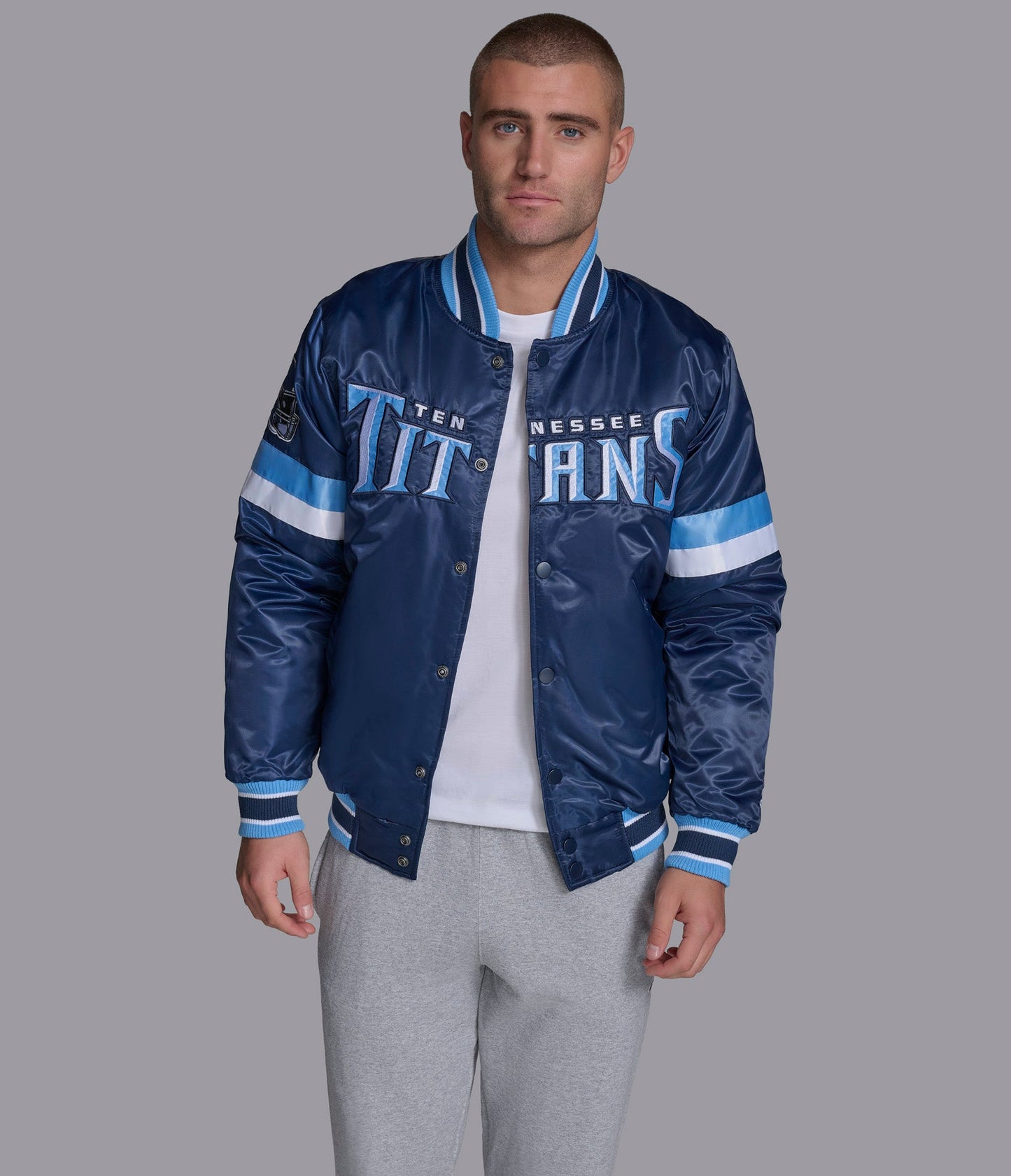 Tennessee Titans Home Game Varsity Jacket